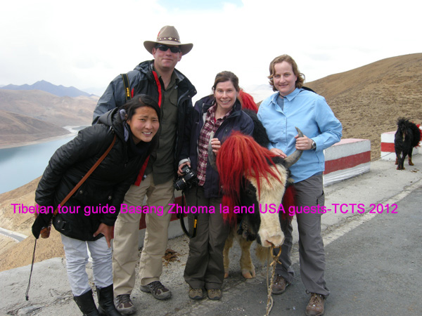 American guests travelling in Tibet with Tibet Ctrip Travel Service